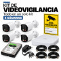 Kit de videovigilancia de 4 camaras